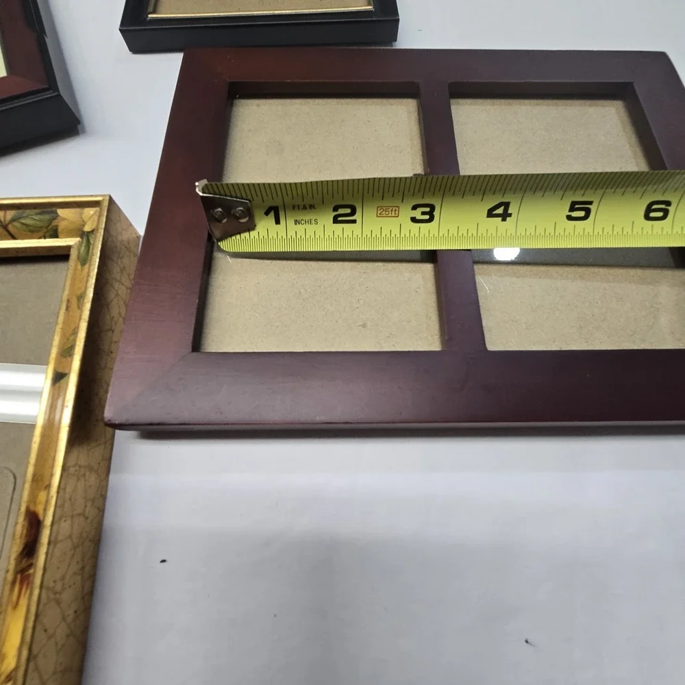 Lot of 4 Picture Frames Retro Vintage Style Cottage Shabby 90s Y2K Various Sizes